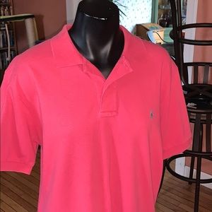 Polo Ralph Lauren medium salmon pink mens polo